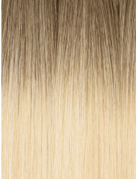 Tissage lisse russe premium Ombré Latte Cendré