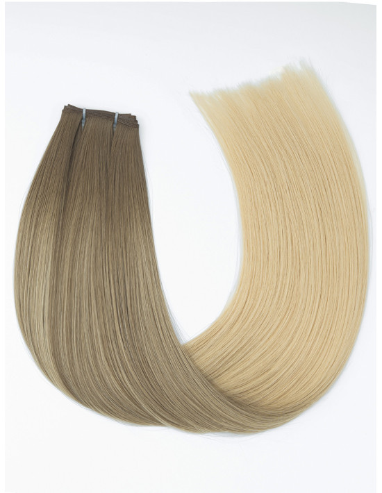 Tissage Genius cheveux russes Ombré Sable Cendré