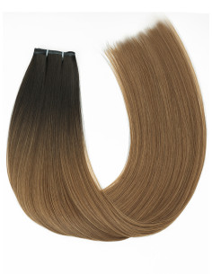 Genius Weft Tissage Russe Ombré Châtain Foncé