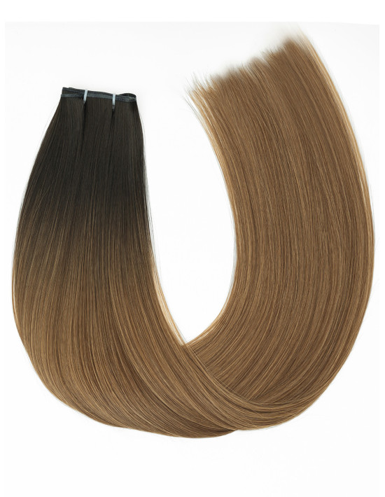 Genius Weft Tissage Russe Ombré Châtain Foncé