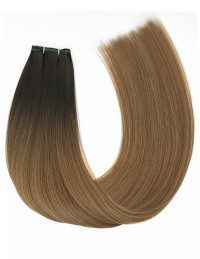 Genius Weft Tissage Russe Ombré Châtain Foncé