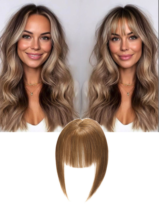 Extension à Clip : La Frange en Cheveux Naturels à Cliper