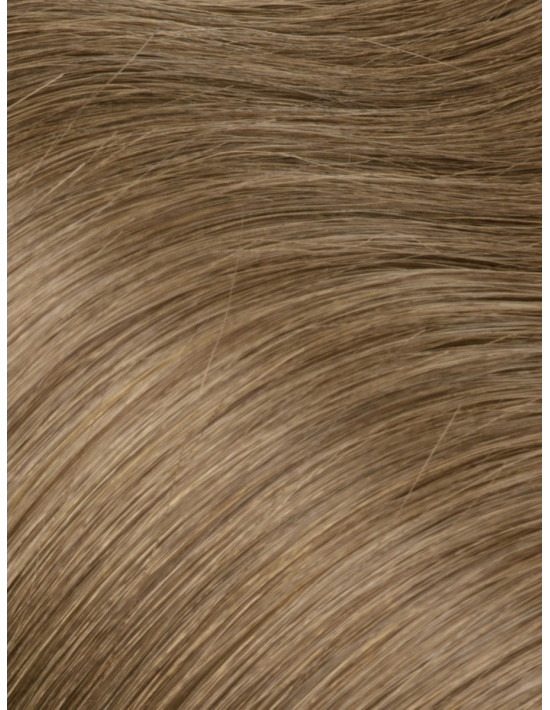 Clip-Pony Ashbraun – 100 % Echthaar | Natürlicher Look mit 1 Clip