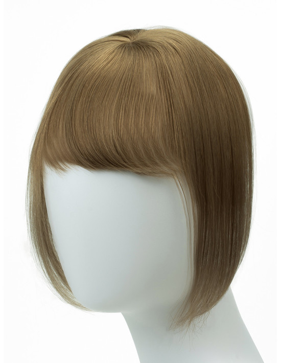 Clip-Pony Ashbraun – 100 % Echthaar | Natürlicher Look mit 1 Clip