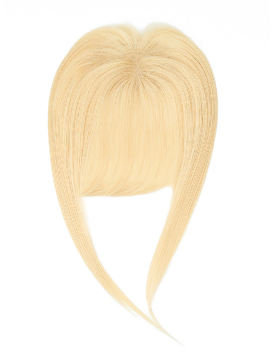 Frange à Clip #22 Blond Clair – 100 % Cheveux Naturels Remy Hair