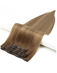 Extensions à Clips Seamless Ombré Bronde  – Remy Hair 50 cm