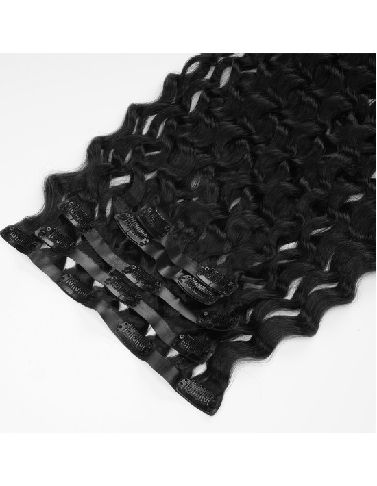 Extension à Clip Ondulé Seamless - Cheveux Naturels 50cm