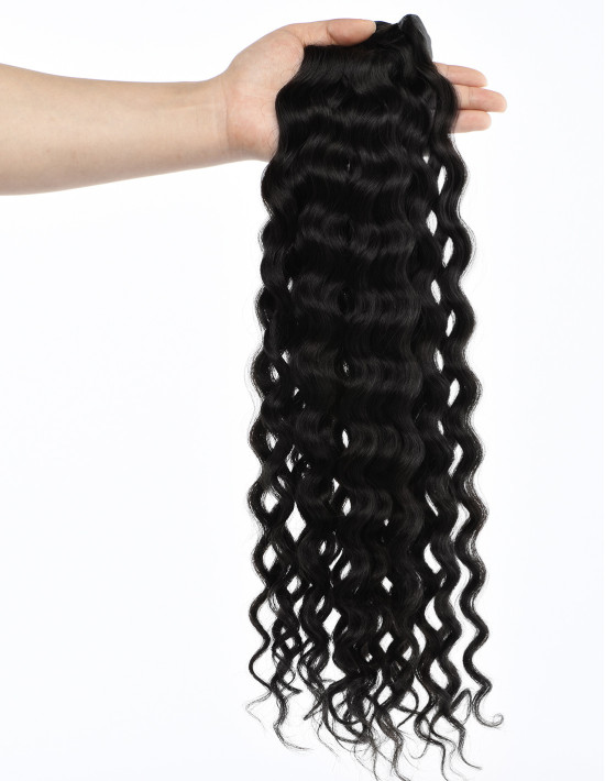 Extension à Clip Ondulé Seamless - Cheveux Naturels 50cm