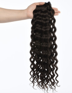 Extension à Clip Ondulé Seamless - Cheveux Naturels 50cm 2