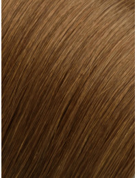 Extension Adhésive Injectée, cheveux naturels Ombré Brun foncé/noisette