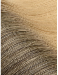 Unsichtbare Ombre-Haarverlängerung Balayage Mocca