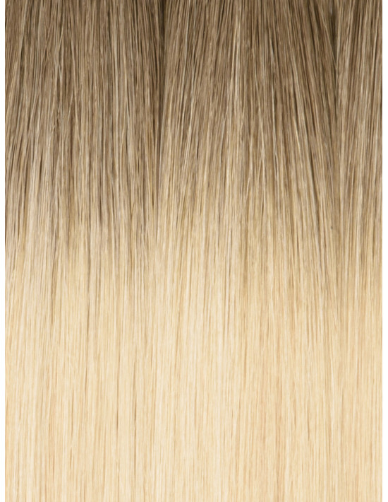 Unsichtbare injected Tape-Haarverlängerungen Ombré Aschy Latte