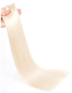 Extension Tape Hair injectée - Pure White