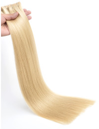 Extension Bande Adhésive Injectée Blond Beige Cendré