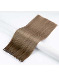 Extensions adhésives B6/18 – Ombré Bronde 50cm 25g | Extens Hair