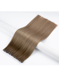 Extensions adhésives B6/18 – Ombré Bronde 50cm 25g | Extens Hair