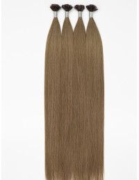 Keratin Echthaar Bonding Hell Aschbraun 9A - Haarverlängerung seit 2012