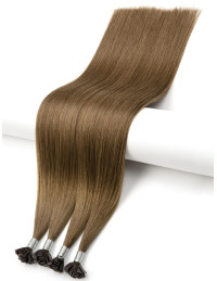 Keratin Echthaar Bonding Hell Aschbraun 9A - Haarverlängerung seit 2012