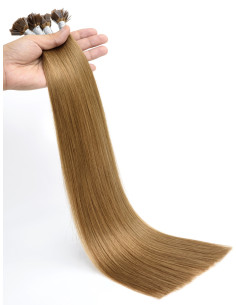 Keratin Bondings Ashbraun 8 Bela - Echthaarverlängerung