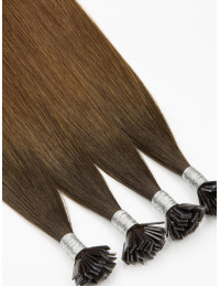 Mèche Extension Ombré Hair Brun Foncé Noisette - Qualité Pro