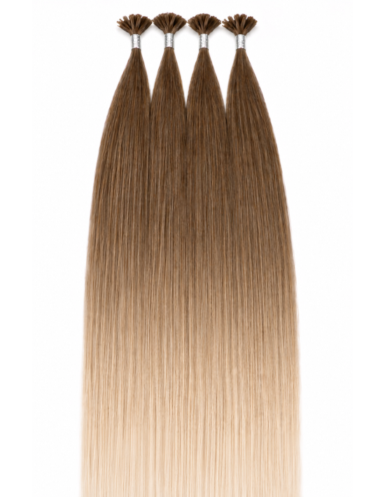 25 Extensions à Chaud - Sun-kissed Ombré hair 4# - 50 cm