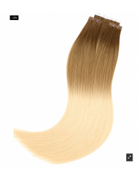 Tape-In Ombré 4 Kastanienbraun - Echthaar 50 cm