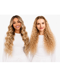 Extensions Adhésives 50 cm Ondulées & Bouclées Blond Clair #22 | Extens Hair 2
