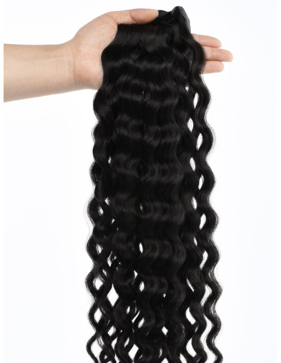 Clip-in Extensions seamless - 50 cm 110 g lockig oder gewellt | Extens Hair