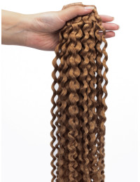 Clip Extensions günstig Echthaar Haselnussbraun - Old money blonde
