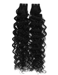 Extensions adhésives ondulées Noir Éclatant #1 | Extens Hair