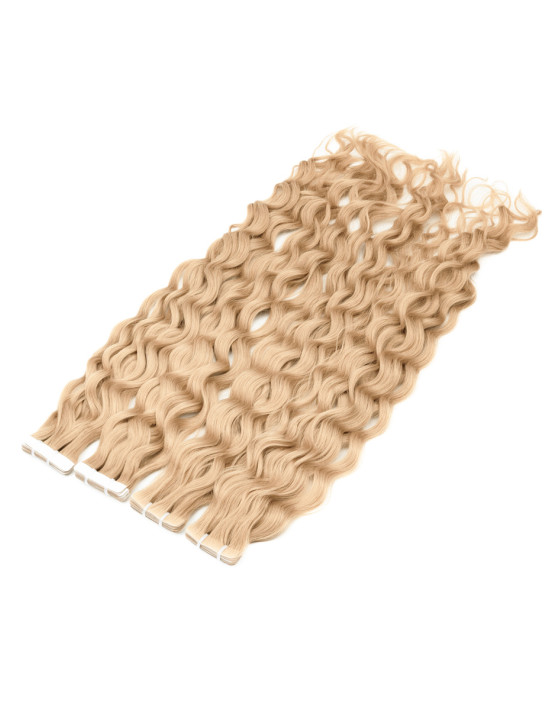 Welliges Extensions zum Kleben – die Beste Haarverlängerung Method