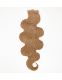 Extensions Adhésives Ondulées / Bouclées 50 cm en Cheveux Naturels Remy Hair – Old Money Blonde #6