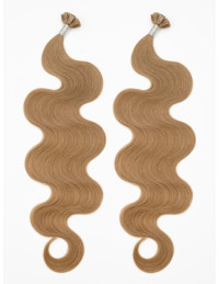 Extensions kératine ondulées Châtain #6 – 50 cm | Extens Hair