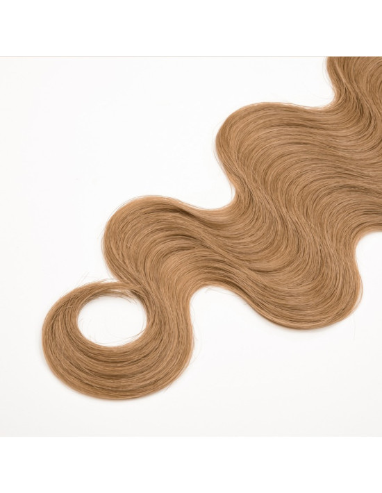 Gewellte Keratin Extensions Kastanienbraun #6 | Extens Hair