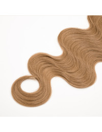Gewellte Keratin Extensions Kastanienbraun #6 | Extens Hair