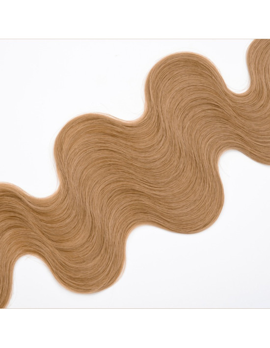 Extensions kératine ondulées Châtain #6 – 50 cm | Extens Hair