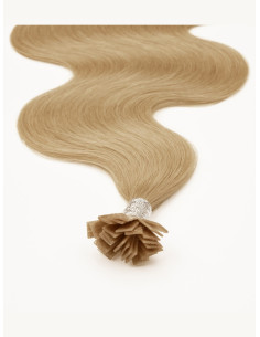 Keratin Bondings Karamellblond #16 gewellt oder gelockt | Extens Hair