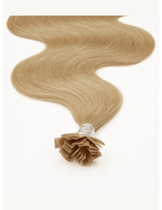 Keratin Bondings Karamellblond #16 gewellt oder gelockt | Extens Hair