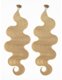 Keratin Bondings Karamellblond #16 gewellt oder gelockt | Extens Hair