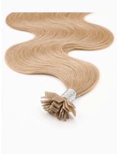 Extension à chaud ondulée Noisette #8 – Remy Hair | Extens Hair