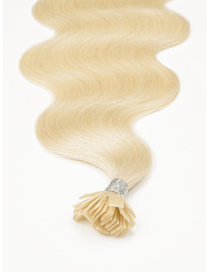 Extension à chaud Blond Clair #22 ondulée ou bouclée | Extens Hair