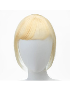 Frange à Clip #22 Blond Clair – 100 % Cheveux Naturels Remy Hair 2