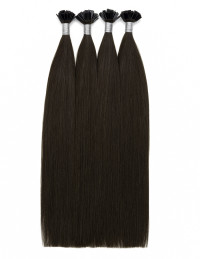 Keratin Extensions 30 cm Naturschwarz #1A | Extens Hair