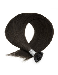 Extension kératine 30 cm Noir Naturel #1A | Extens Hair