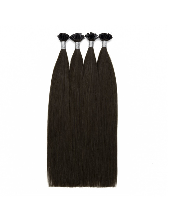 Extension kératine 30 cm Noir Naturel #1A | Extens Hair