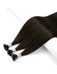 Extension kératine 30 cm Noir Naturel #1A | Extens Hair