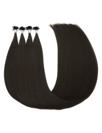 Keratin Mikro-Kapseln 60 cm Naturschwarz #1A | Extens Hair
