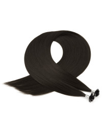 Keratin Extensions 70 cm Naturschwarz #1A – XXL | Extens Hair