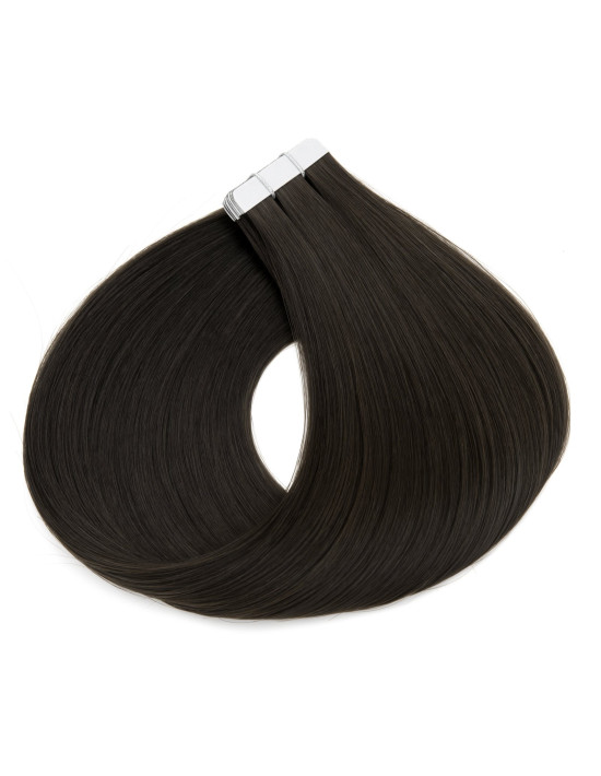 Tape Extensions 30 cm Naturschwarz #1A | Extens Hair