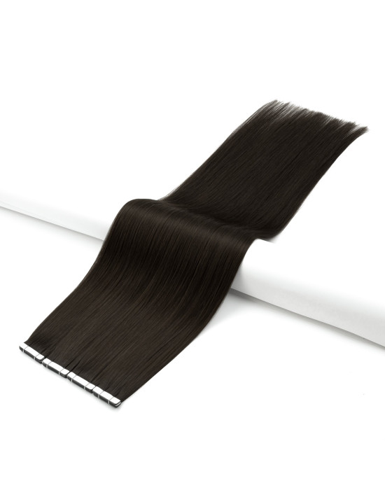 Tape Extensions 70 cm Naturschwarz #1A – XXXL | Extens Hair